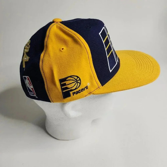 Indiana Pacers Letterman Sports Specialties Snapback Hat IP Big Logo Rare NEW - Picture 7 of 11
